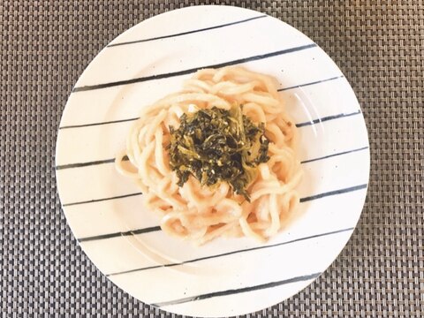 バター香る 高菜明太うどん